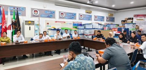 Foto waktu rapat rekapitulsi 